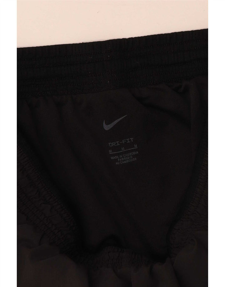 Γυναικείο αθλητικό σορτς Nike Dri Fit UK 12 μεσαίο μαύρο πολυεστέρα