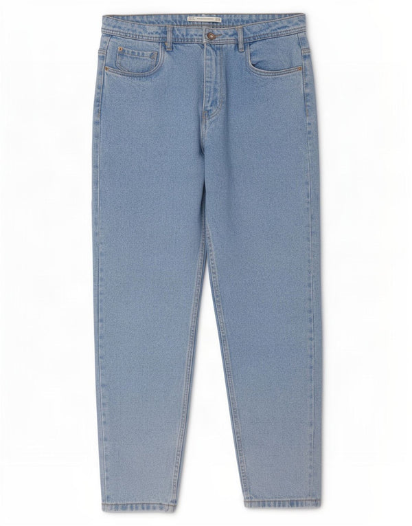 Zara γυναικείο τζιν με κωνικό ψηλό ύψος Trafaluc EU 40 Medium W30 L27 Blue