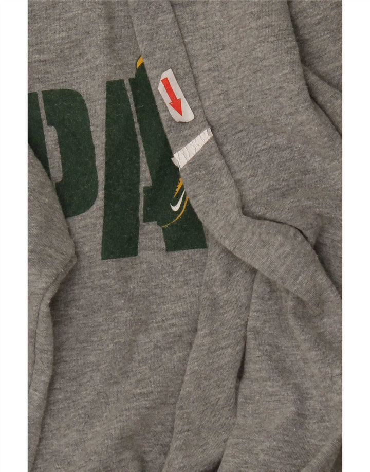 Γραφικό μακρυμάνικο μπλουζάκι Nike Mens Packers, μικρό, γκρι βαμβακερό