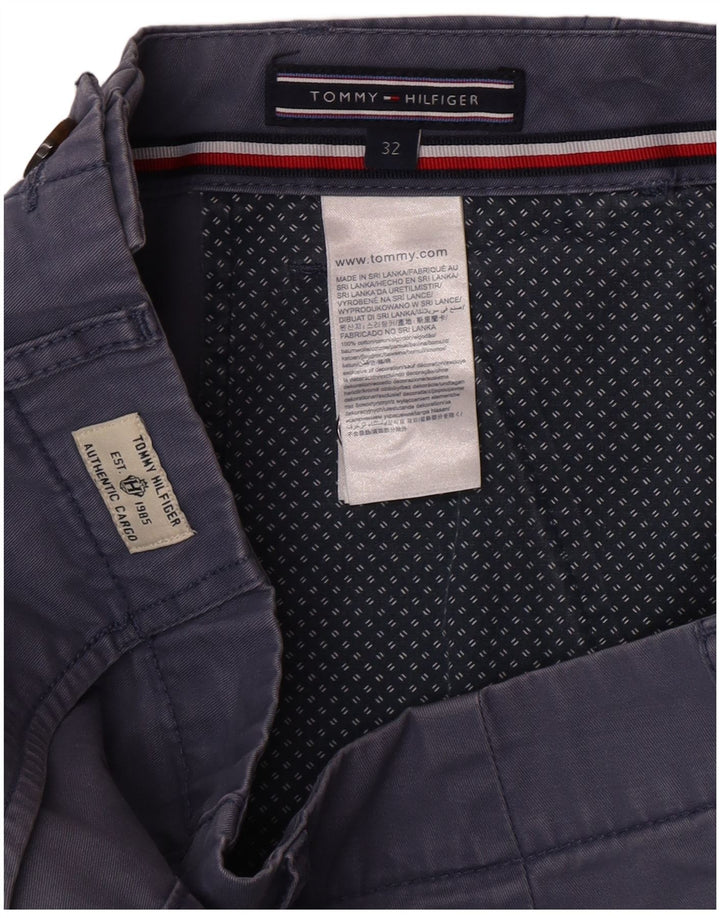 Ανδρικό σορτς Cargo Tommy Hilfiger W32 μεσαίο μπλε βαμβακερό