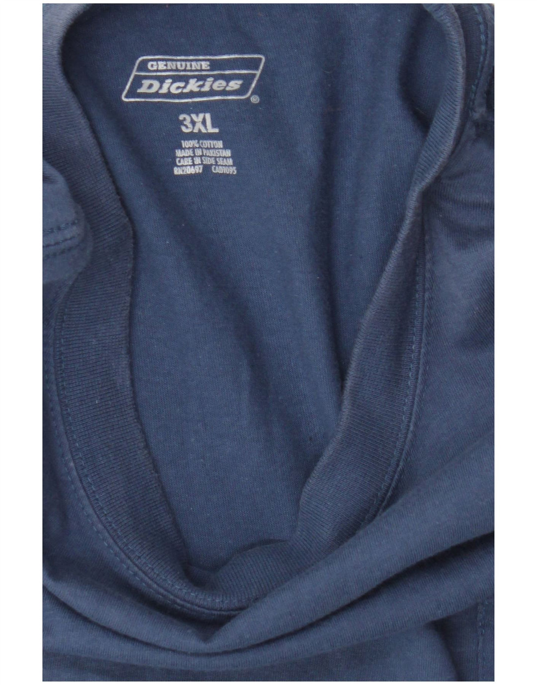 Ανδρικό T-Shirt Dickies Top 3XL Μπλε βαμβακερό