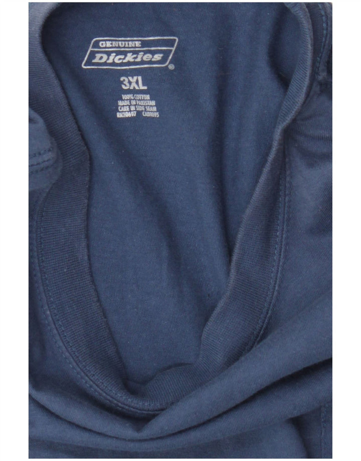 Ανδρικό T-Shirt Dickies Top 3XL Μπλε βαμβακερό