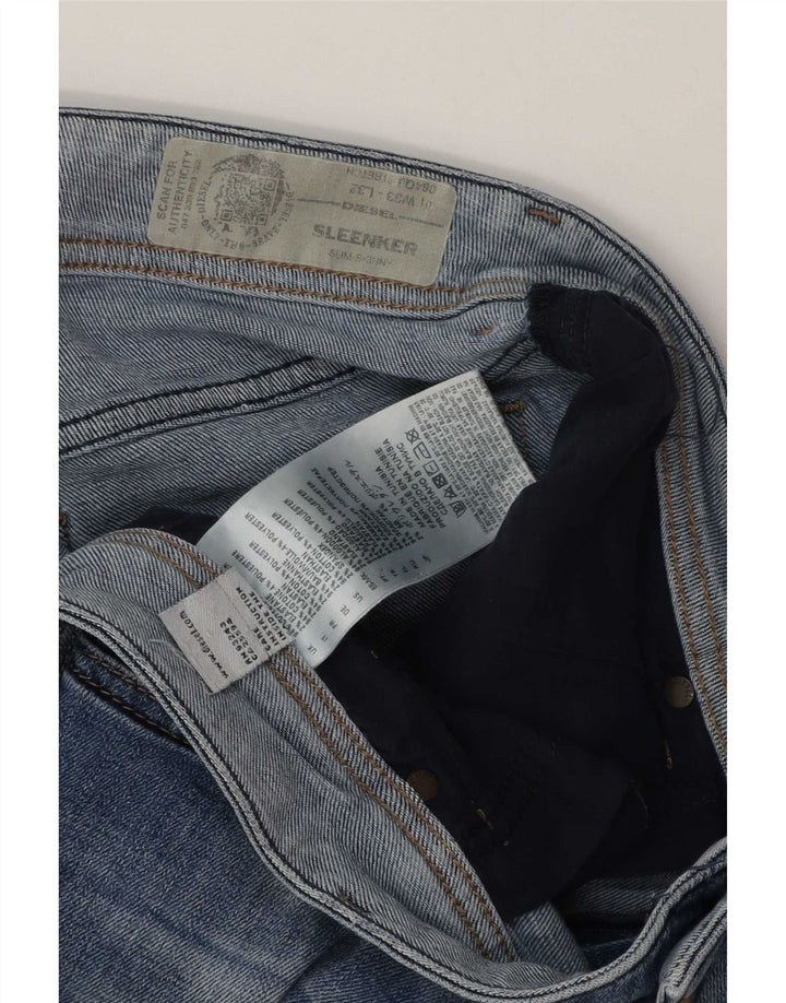 Ανδρικό τζιν σορτς Diesel Sleenker W33 Medium Blue
