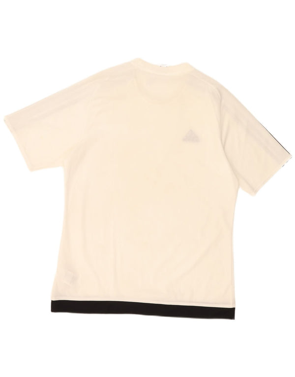 Adidas Ανδρικό T-Shirt Climalite Top Large White Polyester