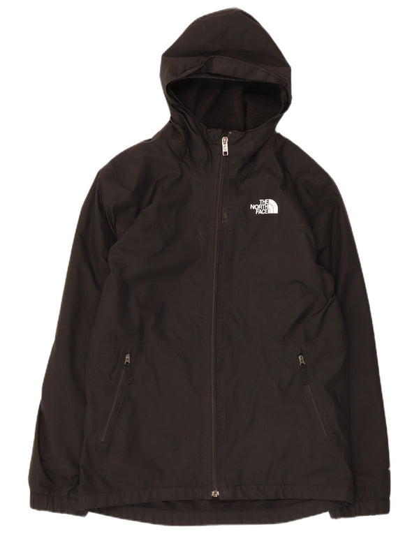 The North Face Boys Hooded Windbreaker Jacket 14-15 Years XL Μαύρο