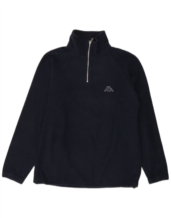 Kappa Ανδρικό φερμουάρ Fleece Jumper Medium Navy Blue