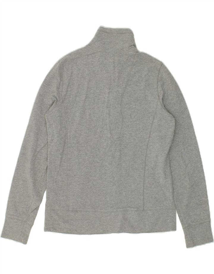 L.L.BEAN Womens Tracksuit Top Jacket UK 14 Medium Grey Cotton Vintage L.L.Bean and Second-Hand L.L.Bean from Messina Hembry 