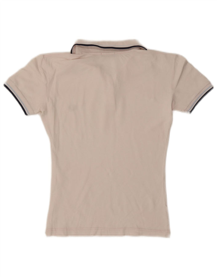 Fred Perry γυναικείο μπλουζάκι πόλο UK 14 μεγάλο λευκό ριγέ