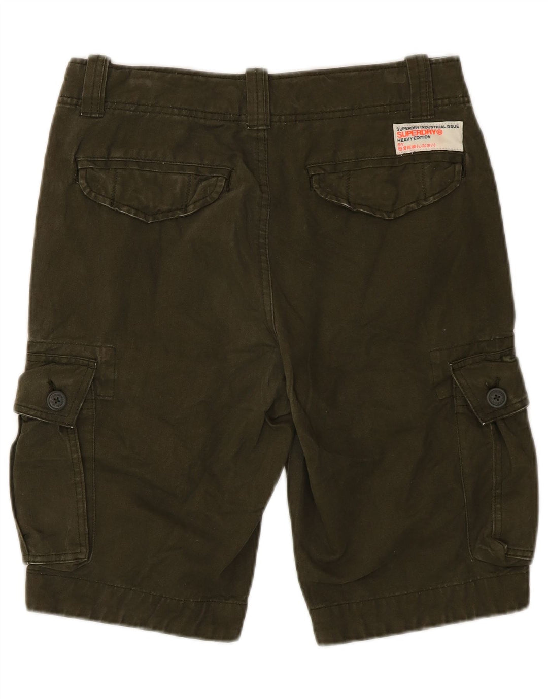 Ανδρικό σορτς Cargo Superdry Small W29 Χακί Βαμβακερό