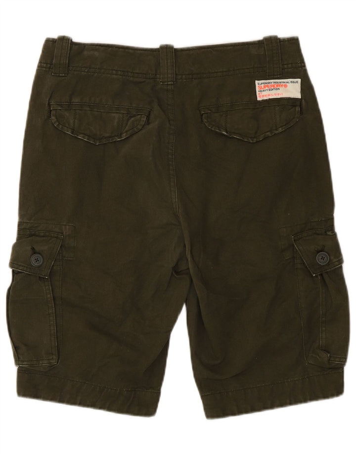 Ανδρικό σορτς Cargo Superdry Small W29 Χακί Βαμβακερό