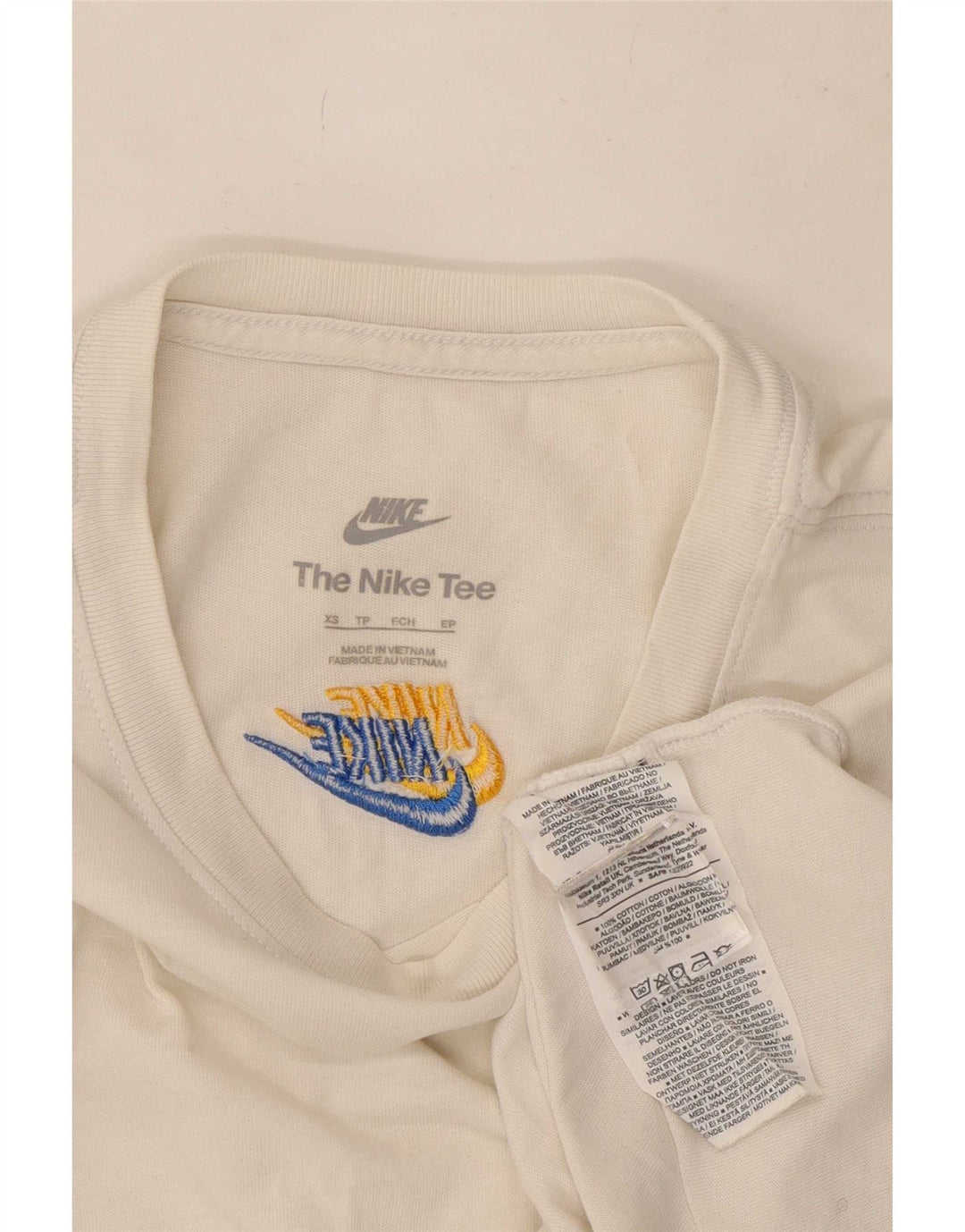 Ανδρικό T-Shirt Nike Top XS Λευκό βαμβακερό