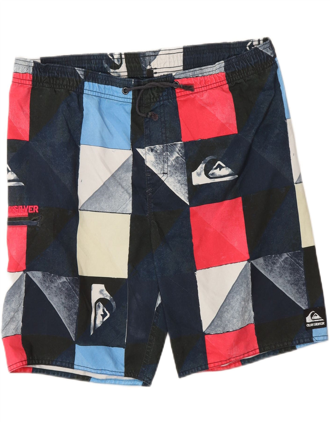 QUIKSILVER Ανδρικό γραφικό σορτς κολύμβησης μεσαίο πολύχρωμο γεωμετρικό