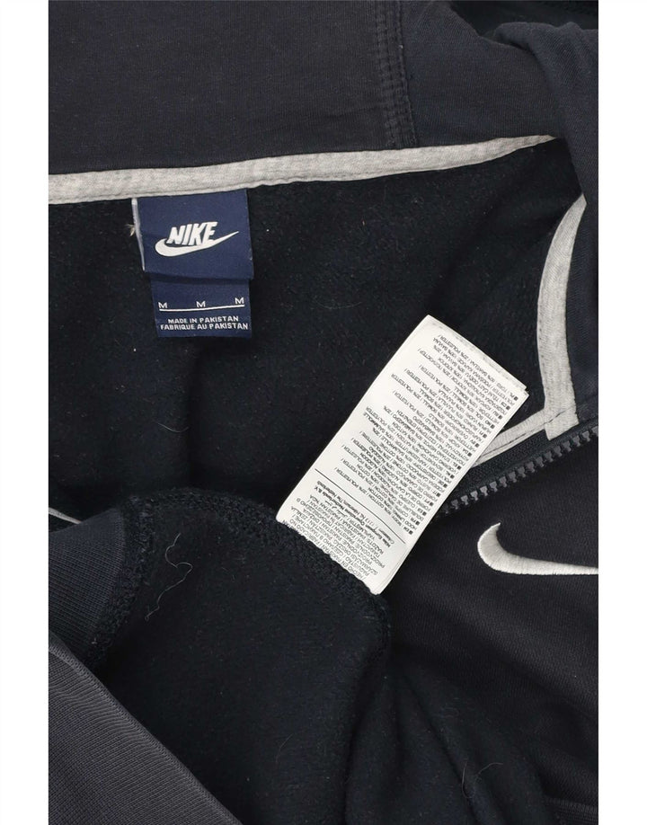 Ανδρικό πουλόβερ Nike με φερμουάρ με κουκούλα, μεσαίο ναυτικό, βαμβακερό