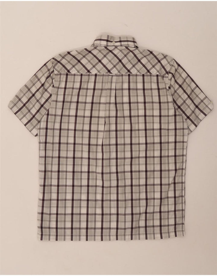 Ανδρικό κοντομάνικο πουκάμισο Ben Sherman, μεσαίο γκρι βαμβακερό
