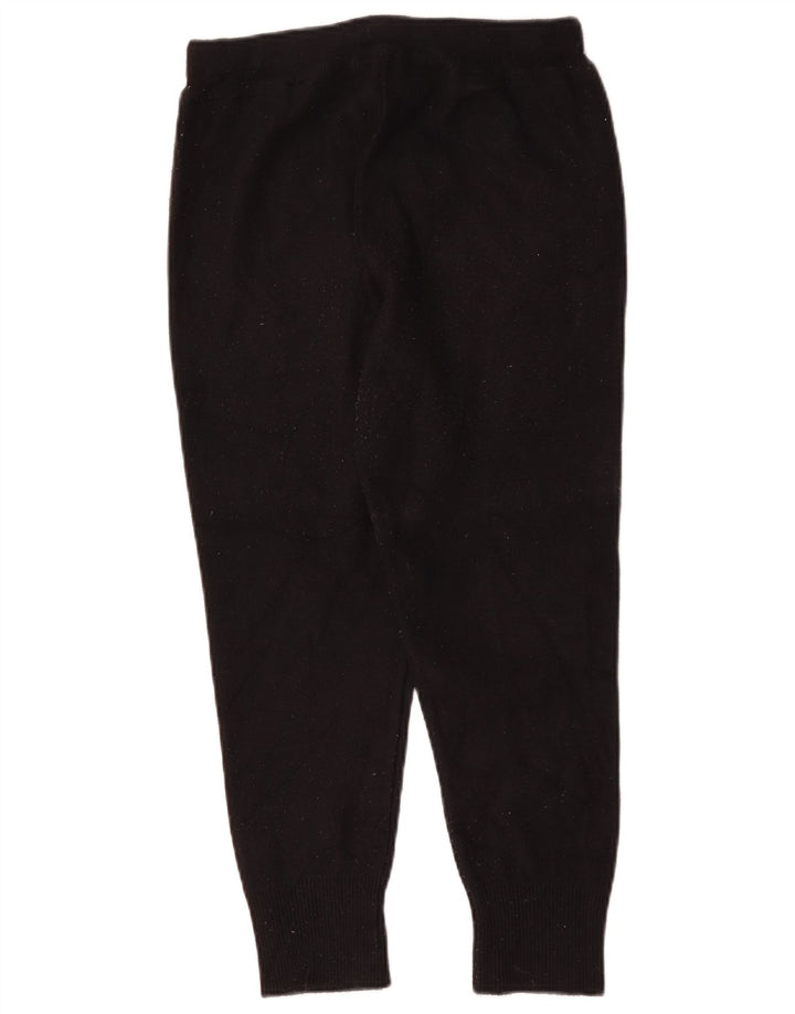 Zara Γυναικεία φόρμα παντελόνι Joggers UK 14 Medium Black Viscose