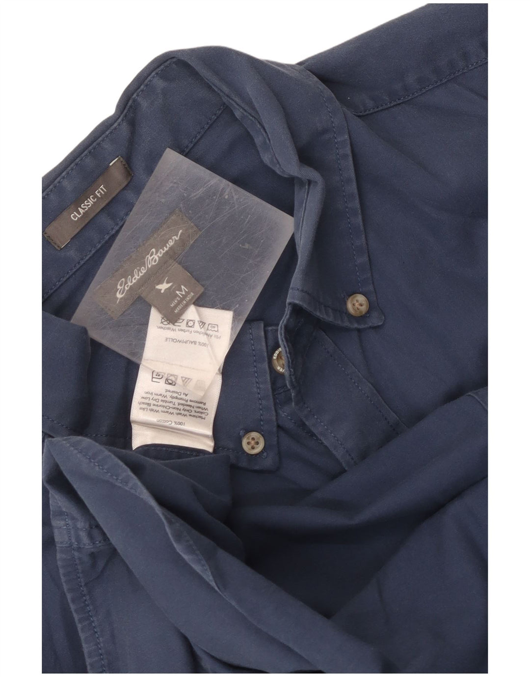 Eddie Bauer Ανδρικό πουκάμισο Classic Fit Βαμβακερό μεσαίο ναυτικό
