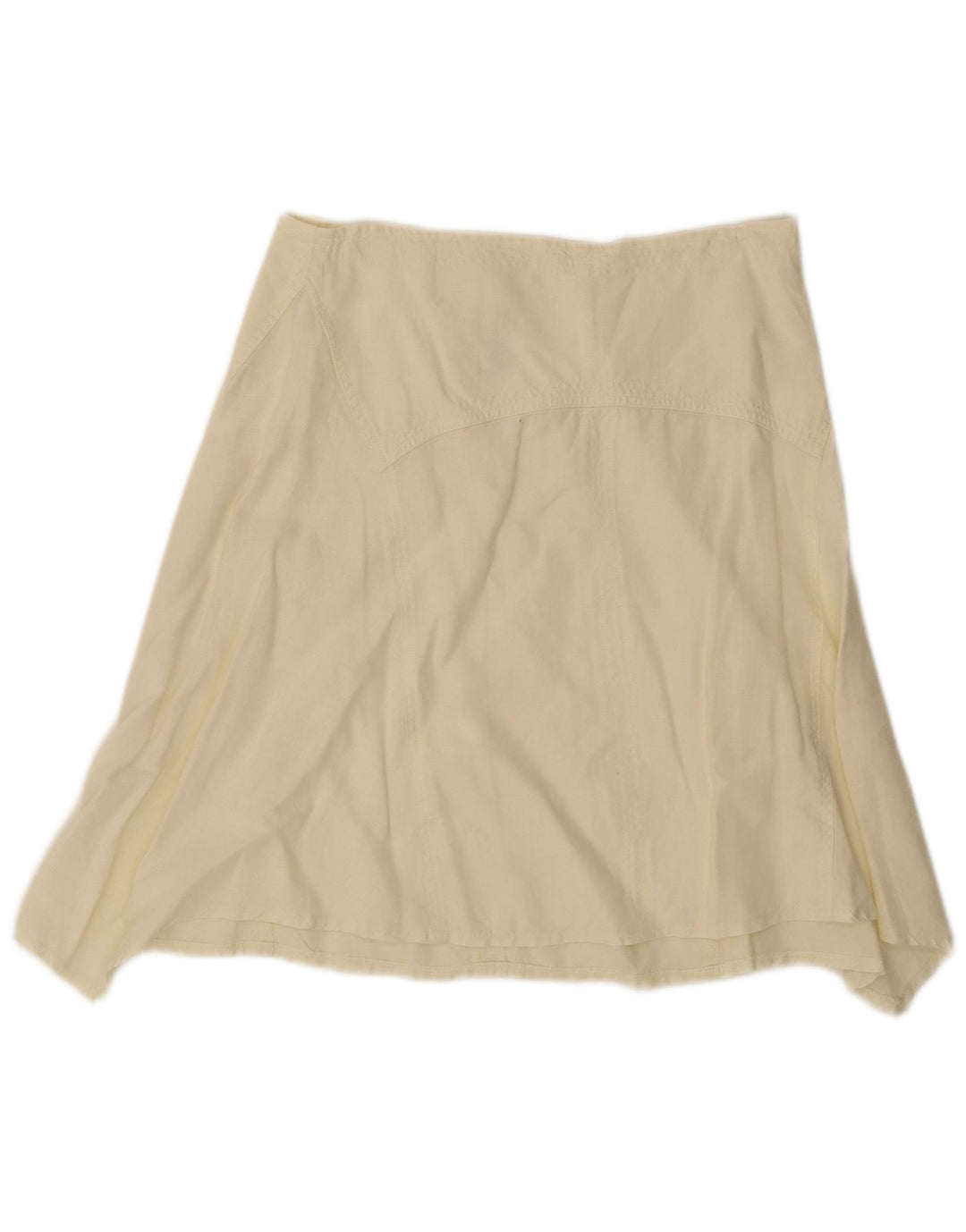 Sisley Γυναικεία Μίνι Ασύμμετρη Φούστα W30 Μεσαίο Κίτρινο