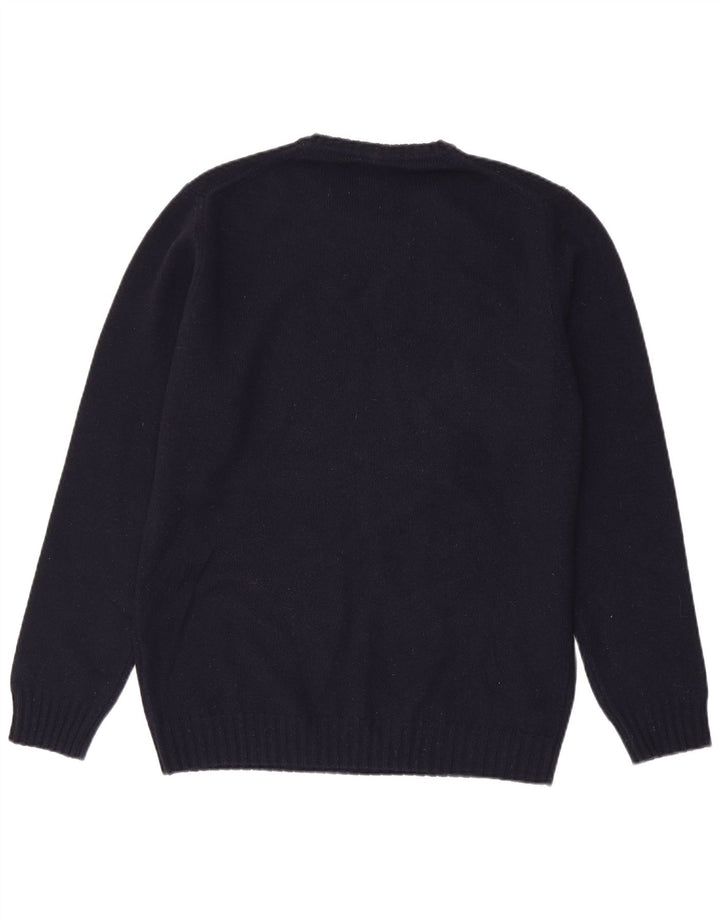 Ανδρικό πουλόβερ Massimo Dutti Crew Neck Jumper XL Navy Blue