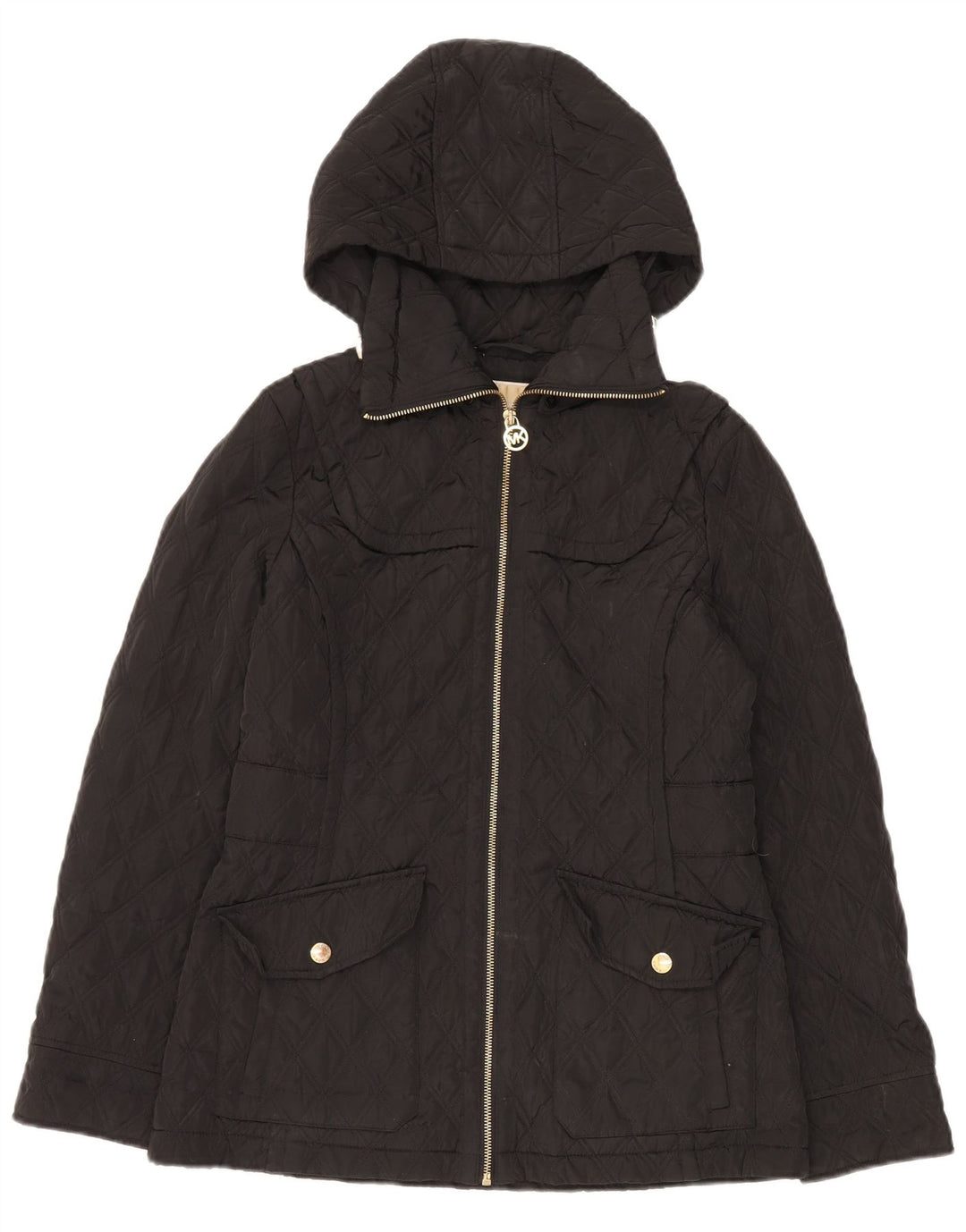 Michael Kors Γυναικείο Καπιτονέ μπουφάν με κουκούλα UK 10 Small Black