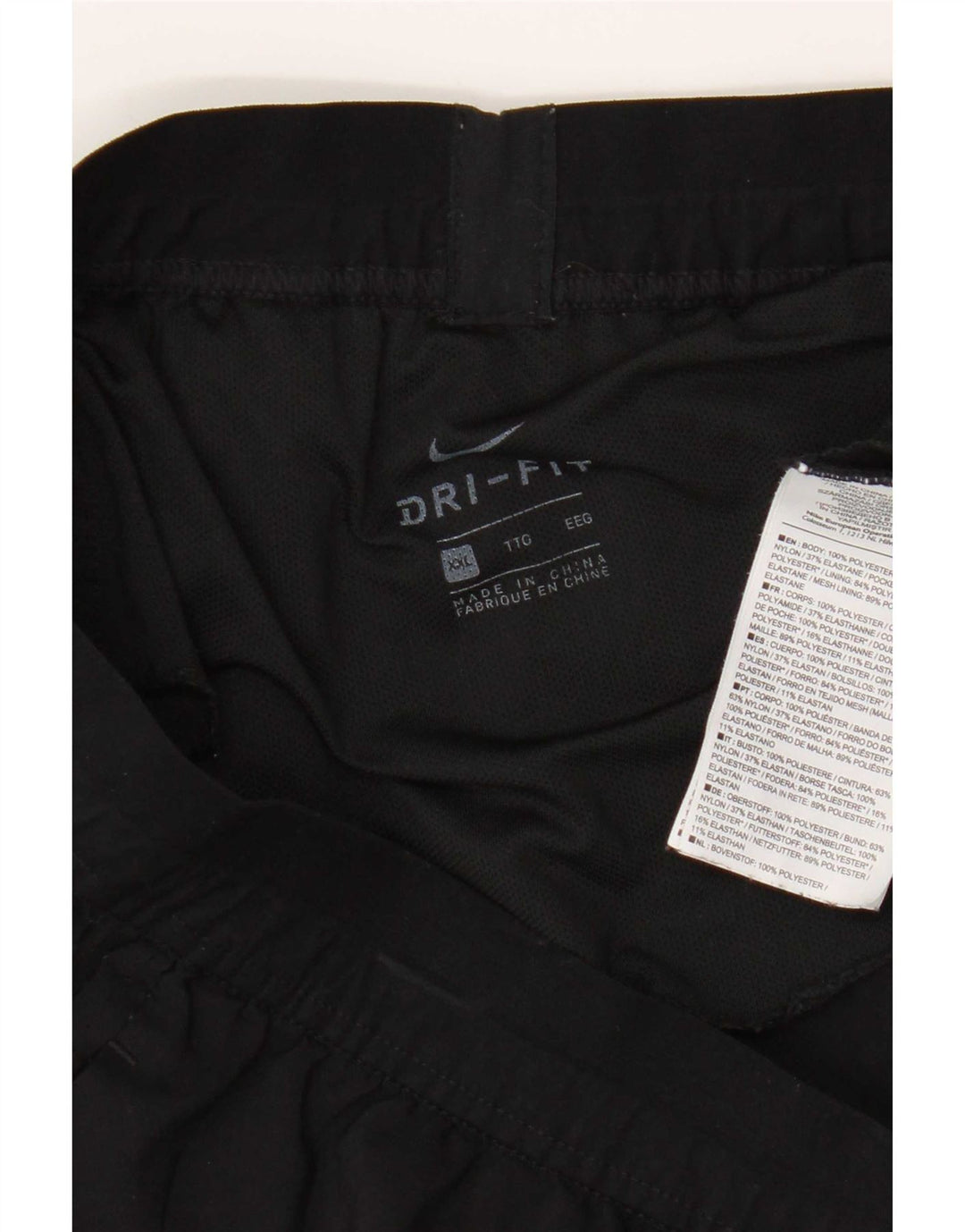 Γυναικείο αθλητικό σορτς Nike Dri Fit 2XL μαύρο πολυεστέρα