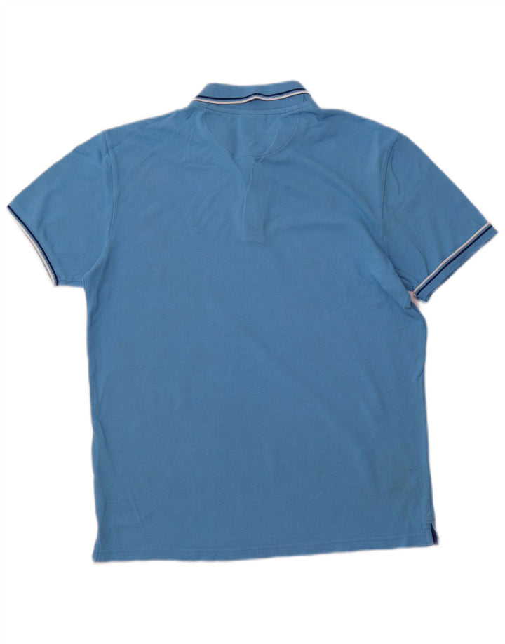 Ανδρικό μπλουζάκι πόλο CHAMPION Μικρό μπλε