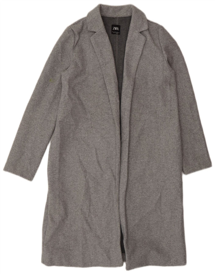 Zara Γυναικείο Ανοιχτό Πανωφόρι UK 10 Small Grey