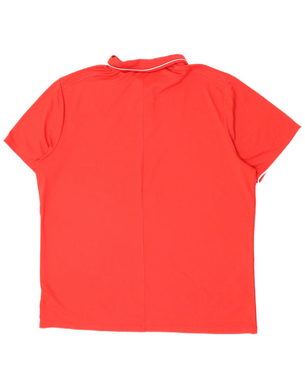 Ανδρικό μπλουζάκι πόλο Nike Regular Fit 2XL κόκκινο πολυεστέρα