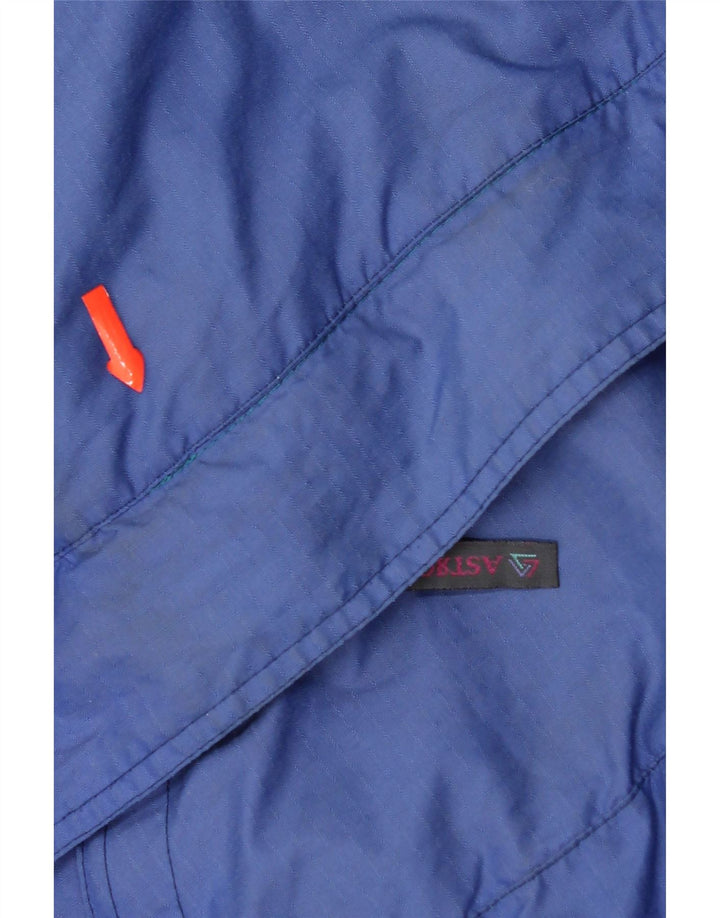 Vintage Ανδρικό γραφικό πουλόβερ μπουφάν σκι UK 42 XL Blue Polyamide