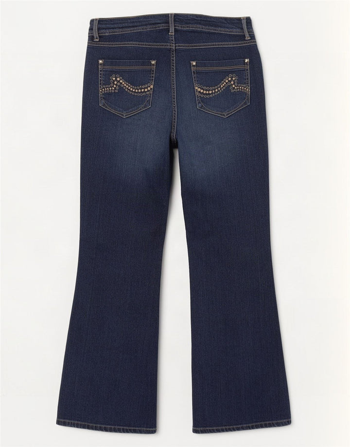 Marks & Spencer Γυναικεία Bootcut Jeans UK 16 Large W36 L30 Navy Blue
