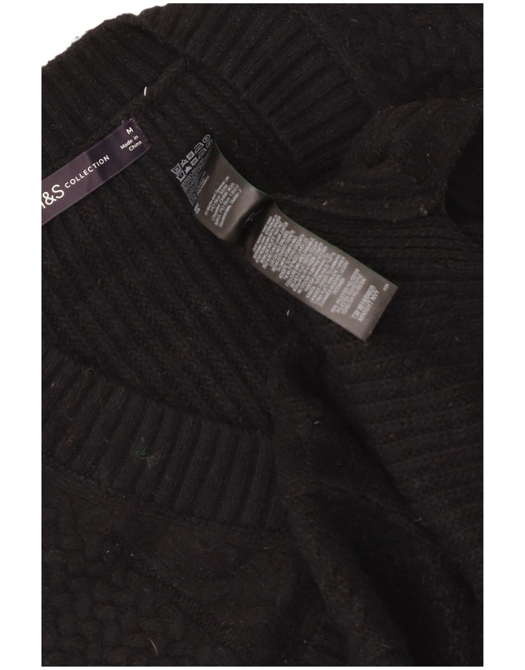 Marks & Spencer Ανδρικό γιλέκο Tank Top Medium Navy Blue Polyester