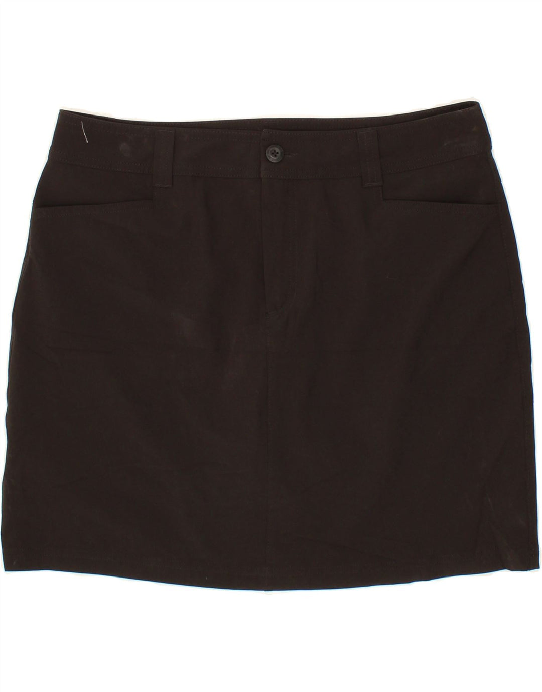 EDDIE BAUER Womens Mini Skirt US 10 Large W32 Black Polyester Vintage Eddie Bauer and Second-Hand Eddie Bauer from Messina Hembry 