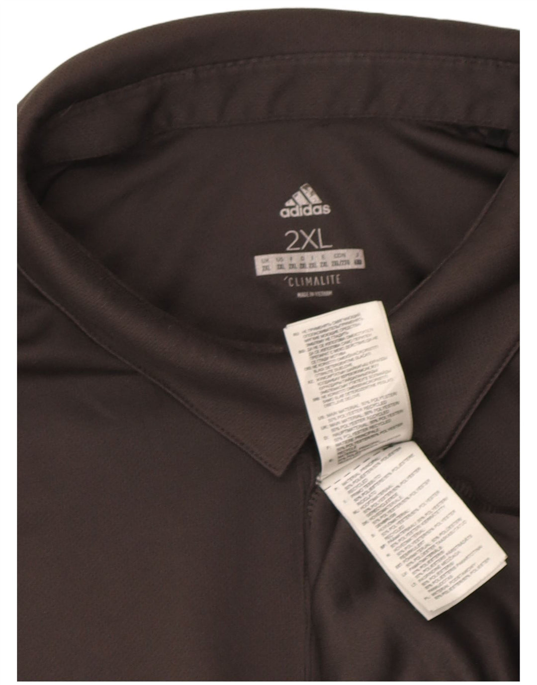 Ανδρικό πουκάμισο Adidas Climalite Polo 2XL Grey Polyester