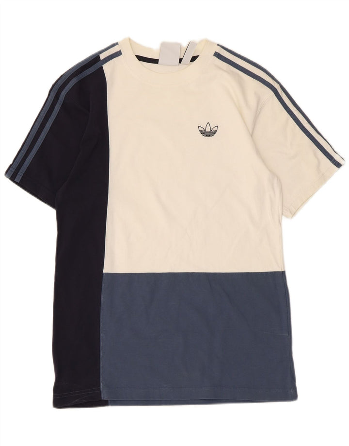 Ανδρικό T-Shirt Adidas Top Μικρό πολύχρωμο Colourblock Βαμβακερό