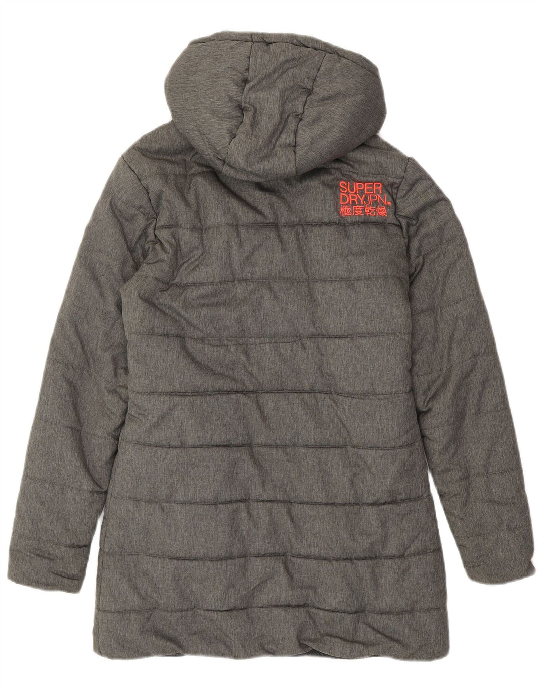 SUPERDRY Γυναικείο παλτό UK 14 Medium Grey Polyester