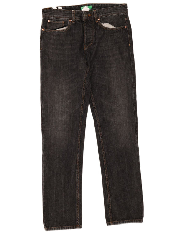 Ανδρικό τζιν Benetton Slim W31 L32 Γκρι