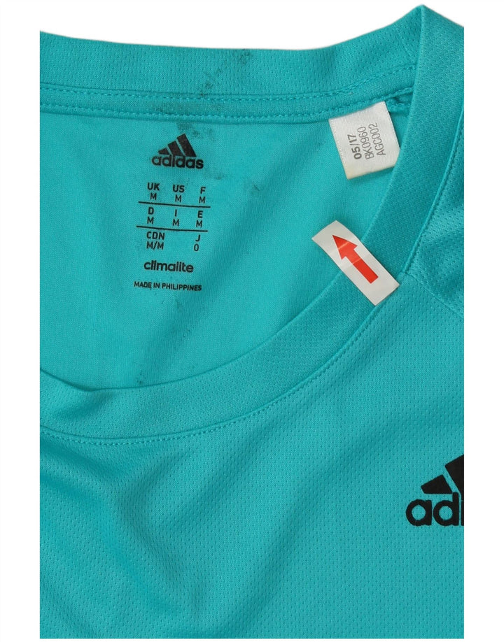 Ανδρικό T-Shirt Climalite Adidas Top Medium Turquoise