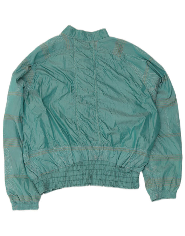 Ellesse Γυναικεία αθλητική φόρμα Top Jacket IT 44 Medium Green Paisley Cotton