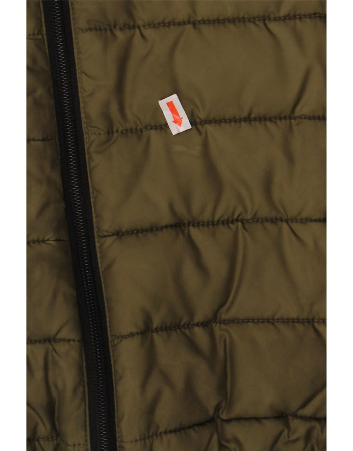 Ellesse Ανδρικό μπουφάν με επένδυση UK 36 Small Khaki Polyester