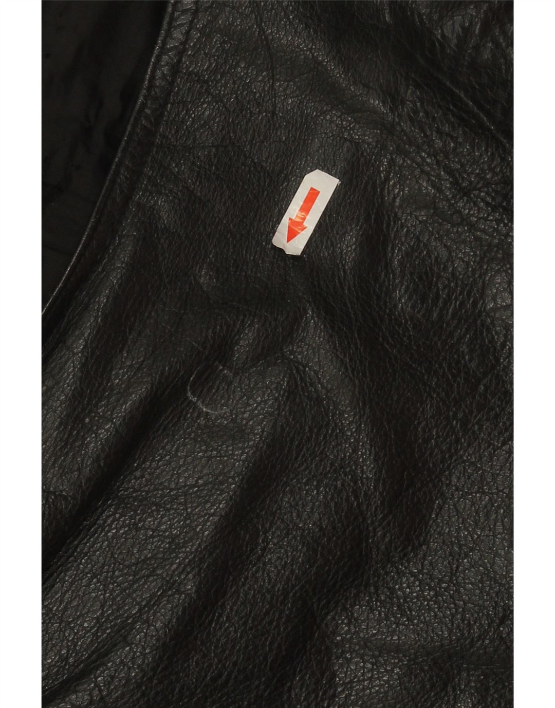 Vintage Γυναικείο Δερμάτινο Γιλέκο UK 20 2XL Μαύρο Δερμάτινο