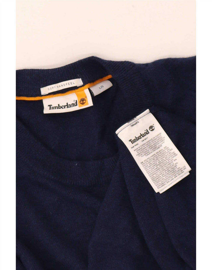 Ανδρικό πουλόβερ Timberland Crew Neck Jumper Large Navy Blue Polyamide