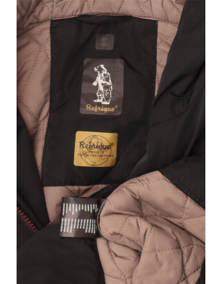 Ανδρικό μπουφάν με κουκούλα Refrigue UK 36 Small Black Polyester