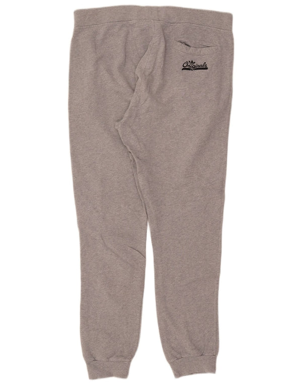 Ανδρική αθλητική φόρμα Adidas Παντελόνι Joggers Μεγάλο γκρι βαμβακερό