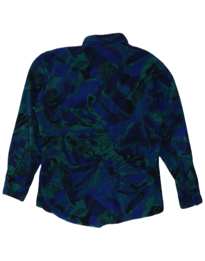 Fila Ανδρικό πουκάμισο Fleece Abstract Pattern IT 46 Small Blue