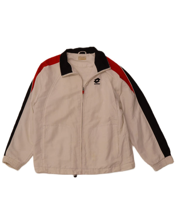 Γυναικεία αθλητική φόρμα LOTTO Top Jacket UK 16 Large White Colourblock Polyester