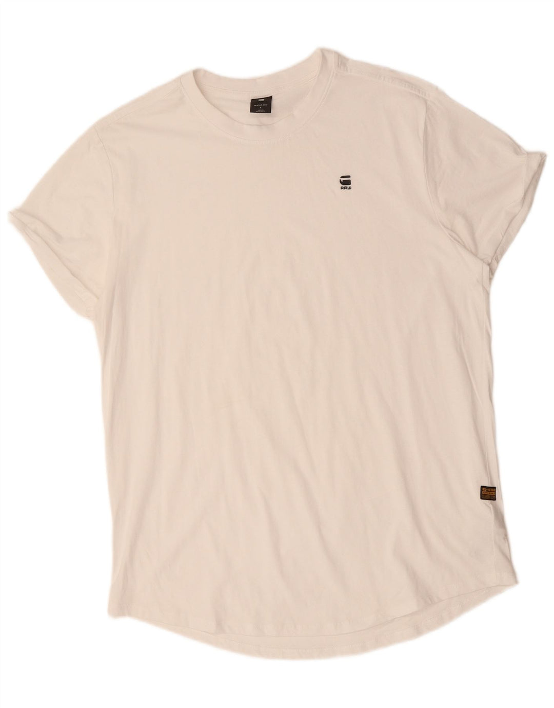 G-STAR Ανδρικό T-Shirt Top μεγάλο λευκό βαμβακερό
