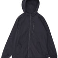 FAT FACE Womens Oversized Hooded Rain Jacket UK 10 Small  Navy Blue Cotton