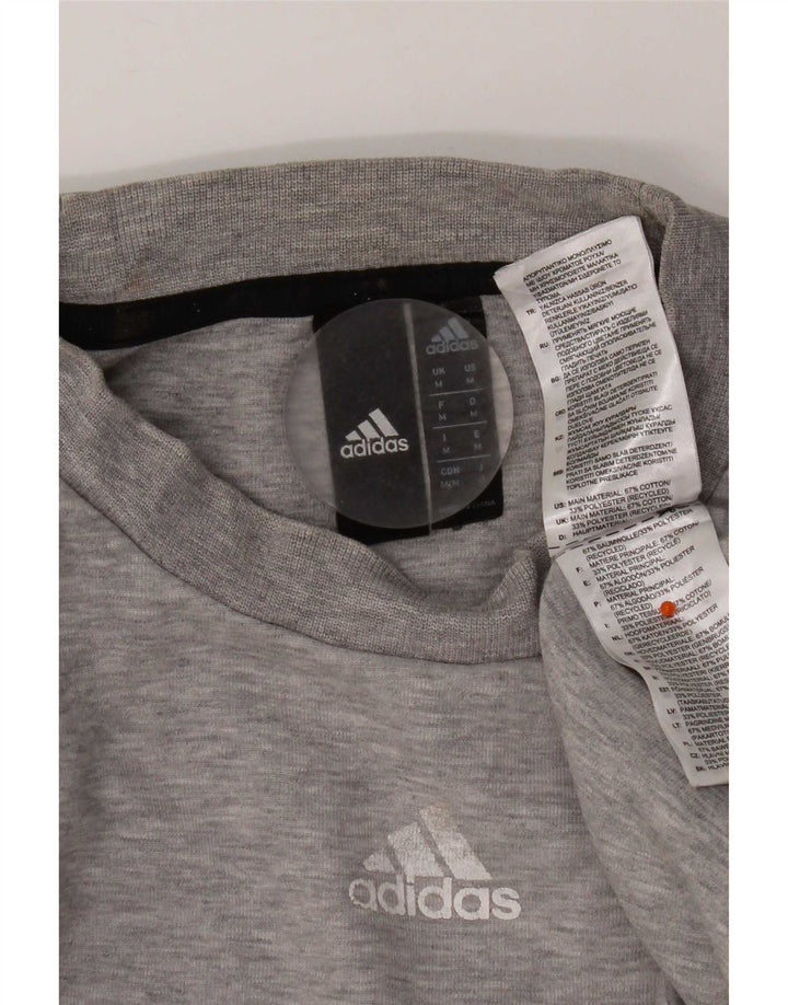 Ανδρικό φούτερ Adidas Jumper Μεσαίο γκρι βαμβακερό