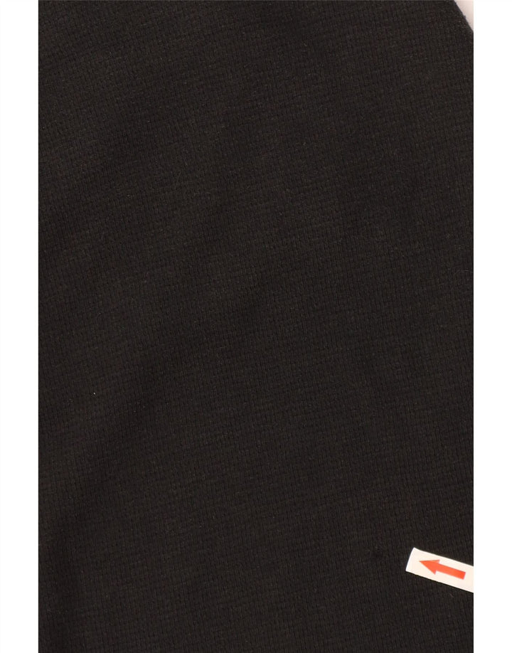 Ανδρικό τοπ Ralph Lauren, μακρυμάνικο μεγάλο μαύρο βαμβακερό