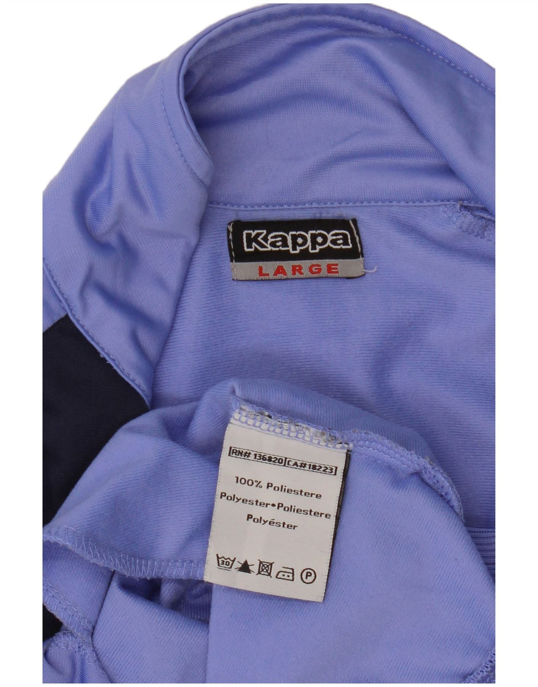 Kappa γυναικεία αθλητική φόρμα Top Jacket UK 14 Large Purple Colourblock Polyester