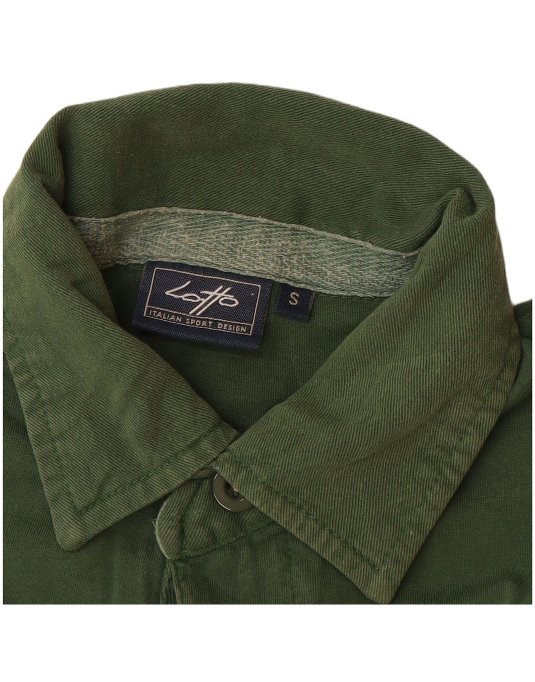 Ανδρικό μακρυμάνικο μπλουζάκι πόλο LOTTO με μικρό πράσινο χρώμα